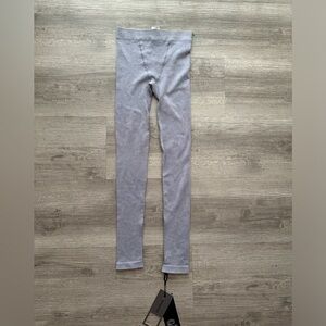 Bo+Tee Gray Ribbed Leggings Sz Xs boxer leggings